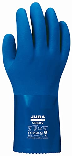 Juba - Guante pvc triple capa interior kevlar 30cm talla 9