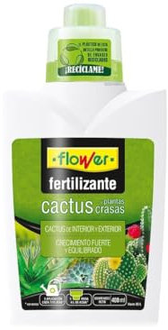 FLOWER ABONO LÍQUIDO CACTUS 400ML | CACTUS Y PLANTAS CRASAS