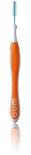 GUM TRAV-LER Interdentalbürsten 6 Stück ISO 2 orange 0,9mm, 3er Vorteilspack (3x 6 Stück)
