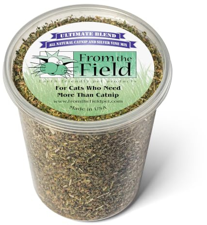 from The Field | Ultimate Blend Catnip & Silver Vine Mix | 3.5 Oz Tub