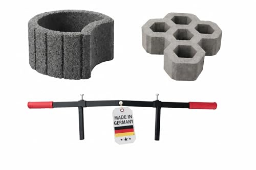 M.SB Pflanzringzange von 25-60 cm stufenlos einstellbar, Pflanzsteinzange, Zange, Bordsteinzange, Plattenheber, Versetzzange