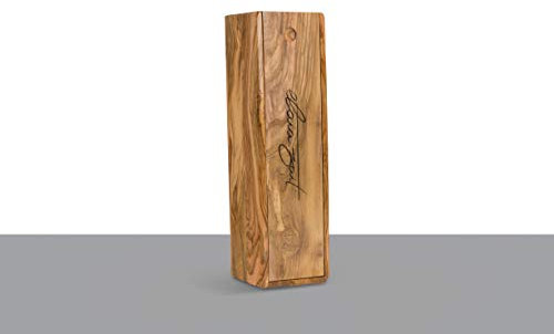 Elaia Zait Caja de Madera de Olivo para una Botella