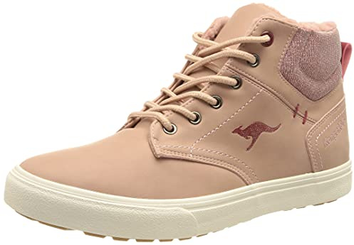 KangaROOS Dam KAVU X Sneakers, Dammig Rose Velvet Red, 37 EU