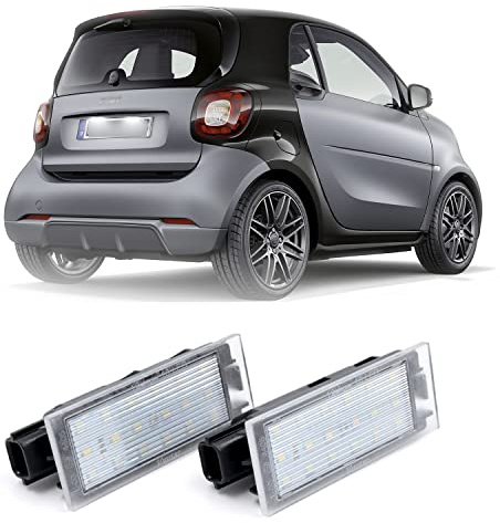 njssjd 2x LED Kennzeichenbeleuchtung für Smart Fortwo Forfour 453 für B/enz Citan W415 - OEM # 4159062300