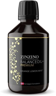 ZinZino BalanceOil+ Premium Fischöl mit 2478 mg Omega-3, 300 ml