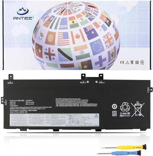 ANTIEE L20M3P71 Akku für ThinkPad X13 Yoga 2nd Gen 2021 3rd Gen 2022 | Gen 2 20W8 20W9 Gen 3 21AW 21AX ThinkPad P16 Gen 1 21D6 21D7 X13 Yoga G2 20W80007Z Laptop battery L20C3P71 L20L3P71 L20D3P71