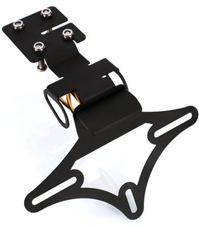 SNWDBH Kennzeichenhalter Für Motorräder, Halterung Für Rücklicht, Kennzeichenhalter, Feste Halterung Für YZF R6 YZF-R6 YZFR6 2017 2018 2019 2020 + Kennzeichenhalter(Farbe 3)