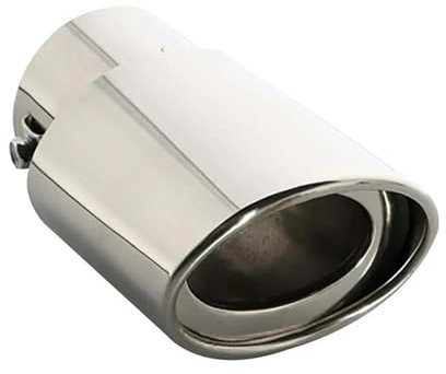 Finiture coperture punta tubo scarico Per B&MW R52 R56 R57 R58 R23 R55 F25 X5 E53 E70 Accessori Universali Auto Puntale Silenziatore Rotondo In Acciaio Inossidabile Marmitta tubi finali auto(Dritto)