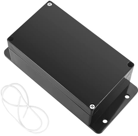 Elektronik Anschlussdose, ABS Kabelgehäuse Verteilerkasten, 158 x 90 x 60 mm Abzweigdose mit Festem Ohr, Aufputzdose, Electronic Projekt Box, für Indoor Outdoor Elektronikkabel