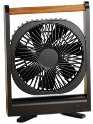 Genérico Ventilateur de bureau, ventilateur sur pied | Petit ventilateur personnel calme avec 4 vitesses | Circulateur d'air à faible bruit, accessoires de cabine pour extérieur intérieur
