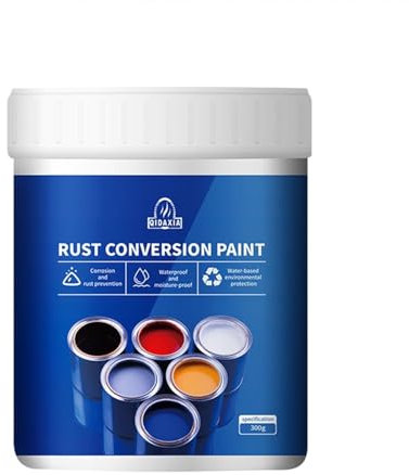 Rust Converter Paint,Rust Metal Paint,Weatherproof Rust Converter Paint for Metal,Water-based Rust-proof Metal Paint Effective Rust Conversion Paint 500g
