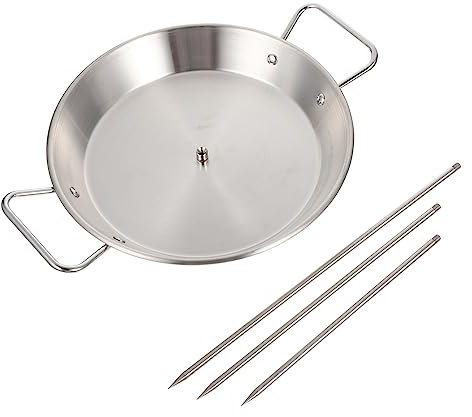 Toyvian 1 Set griglia per Barbecue all'aperto spiedo Piccolo Portatile Verticale griglia da Cucina griglia per Esterni Portaspiedini per Barbecue Grill Skewer Acciaio Inossidabile Argento
