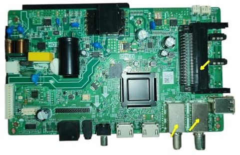 WQMEOR Placa Base for TV con Red WiFi de 4 núcleos TP.SK508S.PB818 con caché de 1 GB + 8 GB(2T 1CI)