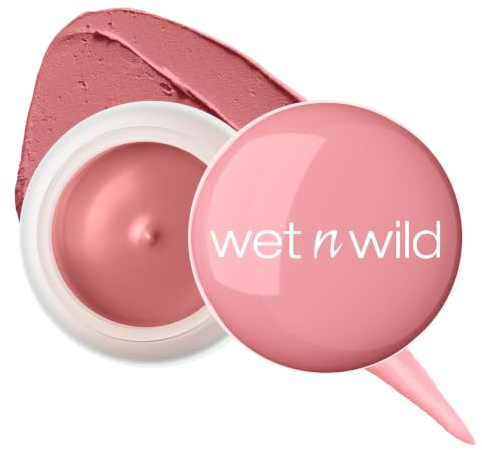 Wet n Wild, Mother Fluffer Cloud Cream Blush, Acabado Mate Difuminado, Textura Ligera con Fórmula Crema Polvo para un Rubor Natural, Modulable y Fácil de Difuminar, Rose The Roof