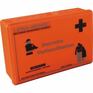 Leina-Werke Betriebsverbandkasten DIN 13157-C mit Wandhalterung Grün