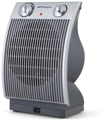 Orbegozo FH 6035 - Calefactor, oscilante, 2 niveles de potencia, función ventilador, calor instantáneo, termostato regulable, 2200 W