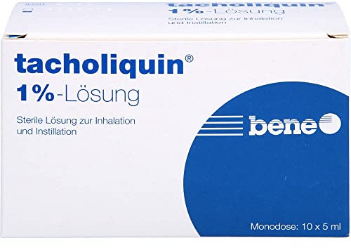 TACHOLIQUIN 1% Lösung für einen Vernebler Monodose 10X5 ml
