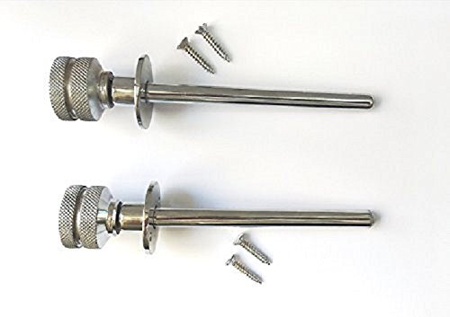 Pasador seguro corredera/persiana Cromo 2UDS