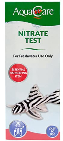 AquaCare Nitrate Liquid Test Kit, Aquarium Water Test Kit For Freshwater Fish Tanks (30 Tests)