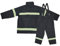 FILFEEL el Traje de Ropa Ignífuga Incluye Abrigo Y Pantalones, Mono de Combate Reflectante de Protección para Bomberos a Prueba de Calor (-20 ° C a + 200 ° C Entorno de Trabajo)(XL)