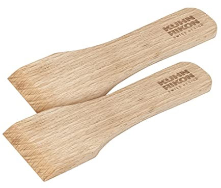 KUHN RIKON Raclette - Juego de 2 espátulas de madera de haya