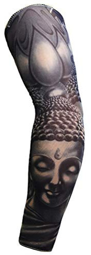 SPYMINNPOO Arm Tattoo, 1 Stück UV-Schutz Temporäre Tattoo Print Ärmel Armwärmer Outdoor Temporäre Fake Tattoo Armmanschette (TS-78)