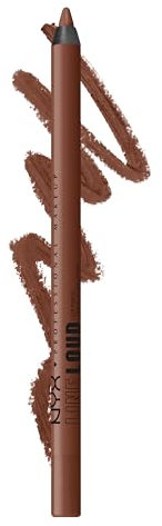 NYX Professional Makeup Lipliner, Mattes Finish, Kuss- und farbecht sowie wischfest, Langanhaltend, Line Loud, 7 No Equivalent