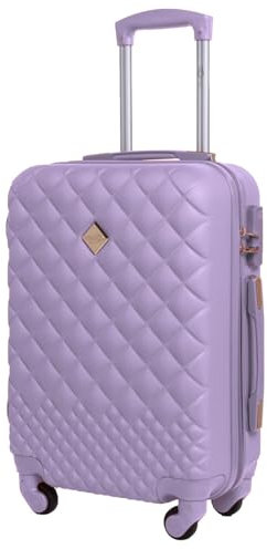 CABIN GO 5590T Valigia, Trolley Viaggio Rigido ABS, Trolley rigido con ruote girevoli 55x40x20