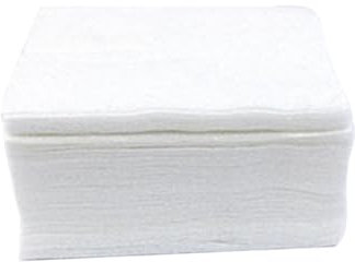 IWOWHERO 100 Stück Weiße Einlagige Make-up-entferner-pads Aus Natürlicher Baumwolle Kunststoffbox-packung Multifunktional Für Gesicht Augen Lippen Nagelentfernung