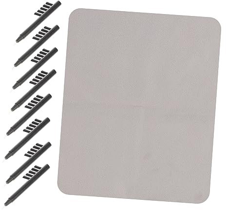 PACKOVE Kit de Nettoyage pour Prothèse Auditive, Brosse de Nettoyage Aimant, Chiffon en Tissu, pour Entretien à L’Office Voiture, 1 Set, Léger