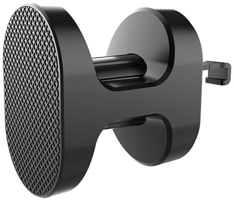 Support de téléphone pour aimant de voiture – Support à clip magnétique puissant, poignées réglables pour smartphones, design universel élégant | Prise en charge des véhicules tout-terrain, des mini-f