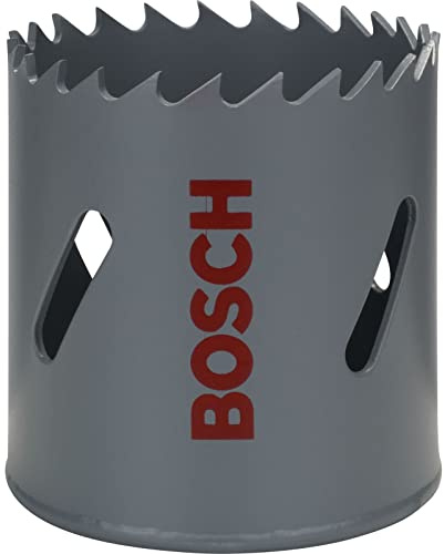 Bosch Accessories Professional Lochsäge HSS Bimetall für Standardadapter (für Metall, Aluminium, rostfreiem Edelstahl, Kunststoffen und Holz, 48 mm, Zubehör Bohrmaschine)