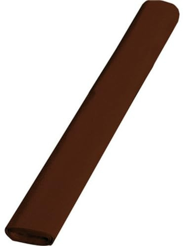 folia 822115-10 - Krepppapier, 10 Lagen in schokobraun, jede Lage ca. 50 x 250 cm, 32 g/m², sehr elastisches und dünnes Papier, mit einer unebenen und rauen Oberfläche