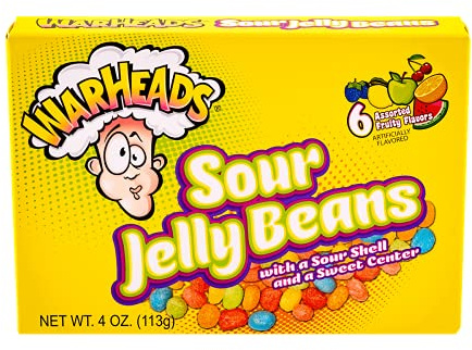 Warheads Sour Jelly Beans 4 oz (1 Pc)