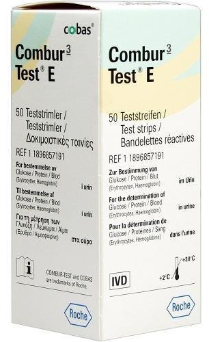 COMBUR 3 Test E Teststreifen 50 ST PZN 838542 by Roche Diagnostics Deutschland GmbH