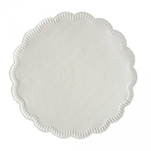 Tassendeckchen Zellstoff Ø10cm Rand