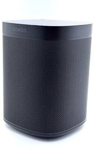 Sonos One (Gen 2) Smart Speaker with Alexa - Black (Renewed)