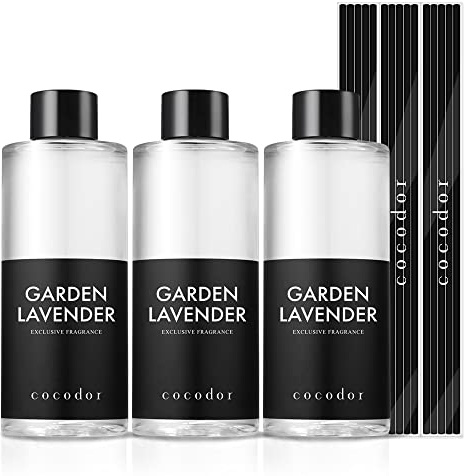 Cocodor Diffusor Nachfüllflasche/Garten Lavendel/200ml, 3 Stück/Raumduft, Duftöldiffusoren, Duftstäbchen, Wohnaccessoires & Deko, Aromatherapie