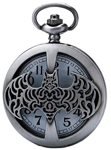 Reloj de bolsillo para hombre, reloj de bolsillo de cuarzo, collar y cadena, reloj analógico, regalo para hombres