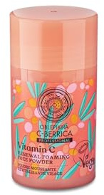 NATURA SIBERICA Oblepikha Berrica Renewal Foaming Face Powder Vitamin C 30 ml pour adultes, avec texture confortable, fini uniforme