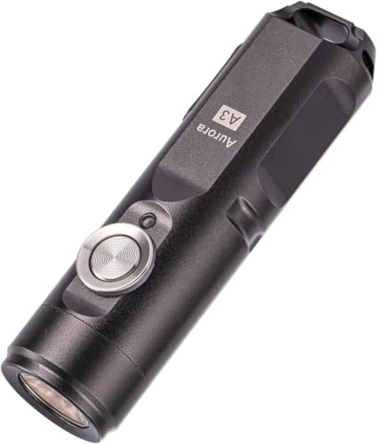 RovyVon A3 650 Lumens Keyring Torch | Mini Size EDC Torch, USB-C Rechargeable, Aluminum Housing, IP66 Weatherproof
