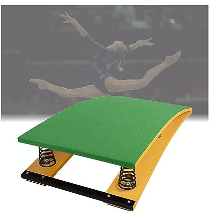 OQOPO Tragbares gebogenes Gymnastik-Sprungbrett, Kinder-Gymnastik-Sprungbrett, Starke Tragfähigkeit für Heimspielzimmer, Leichtathletik-Trainingsgelände