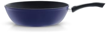 Fissler Color Edition/Aluminium Wok-Pfanne (Ø 30 cm) Asia Antihaft-Bratpfanne, Servierpfanne-beschichtet, hoher Rand, Made in Germany – Blau
