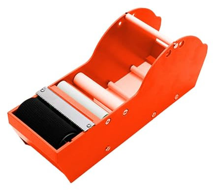 UpFind Wasseraktivierter Klebebandspender, Kraft-Klebebandspender, Bürobedarf, Klebebandschneider, Paket-Klebebandspender für Büro und Zuhause, Orange