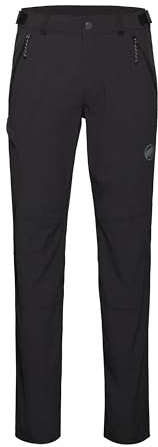 Mammut Runbold IV Pants Men | Outdoor Trousers for Hiking, Stretch Fit, Lightweight Breathable Fabric | 52, Black