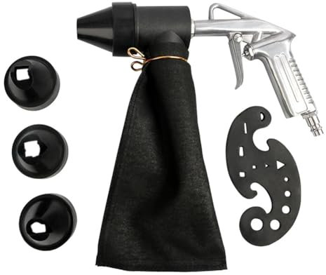 Junterone Kit D'Outils de Sablage Pneumatique Ensemble de Machine de Sablage Sableuse Polyvalente Machine de Polissage Portative Décapant de Rouille