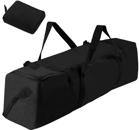 Hopton Zelttasche 80 x 30 x 30cm, Faltbare Zeltstangen Tasche, wasserdichte Oxford Stativtasche,Reisetasche mit Doppelgriffen, Aufbewahrungstasche für Zeltstangen/Campingzubehör/Angelruten