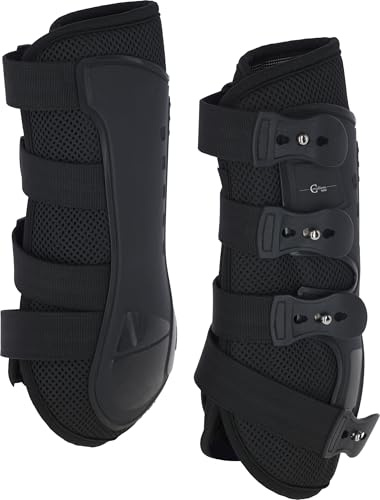 Covalliero Gamaschen CovallieroTherm, Für Pferde, Keramik Gamasche, Schutz vor Verletzungen, Black, Pony