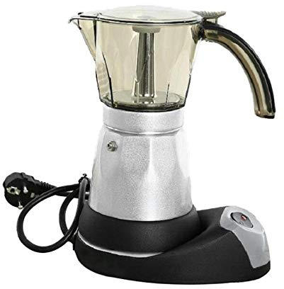 7LiuYueFei6 Cafetière électrique Portable en Acier Inoxydable, Expresso, Moka, percolateur, Filtre, Machine à Expresso Italienne