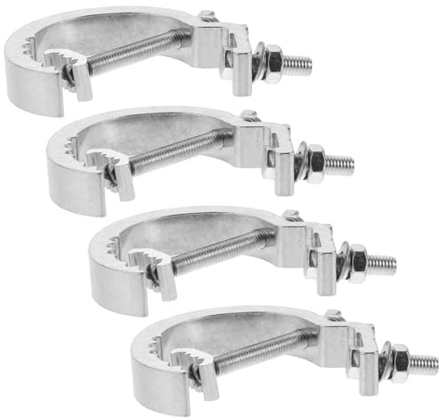 PartyKindom 4pcs Stage Light Hook Clamp for Truss Lighting Equipment Accessories for Dj Performance
